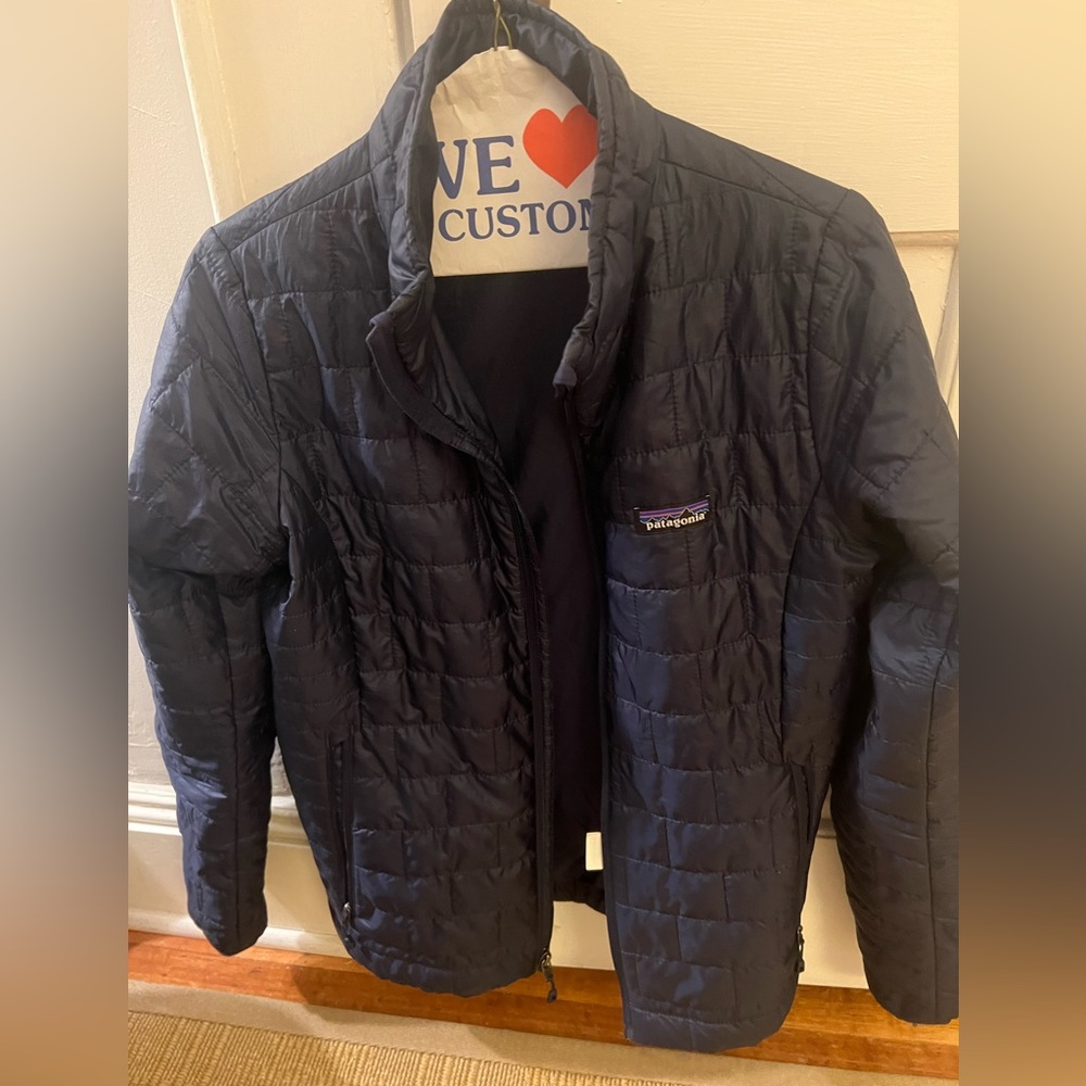 Patagonia navy nano puff size s ladies